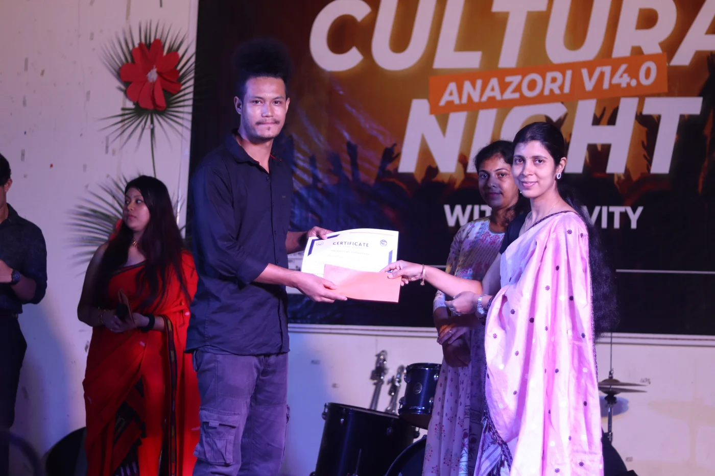 A moment from the Anazori festival